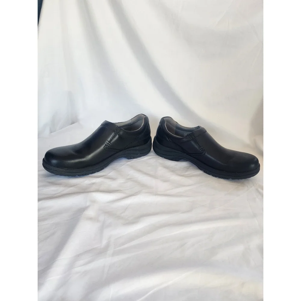 Dansko XP 2.0 Black Leather Professional Clogs Mens Size 47 Slip Resistant Work